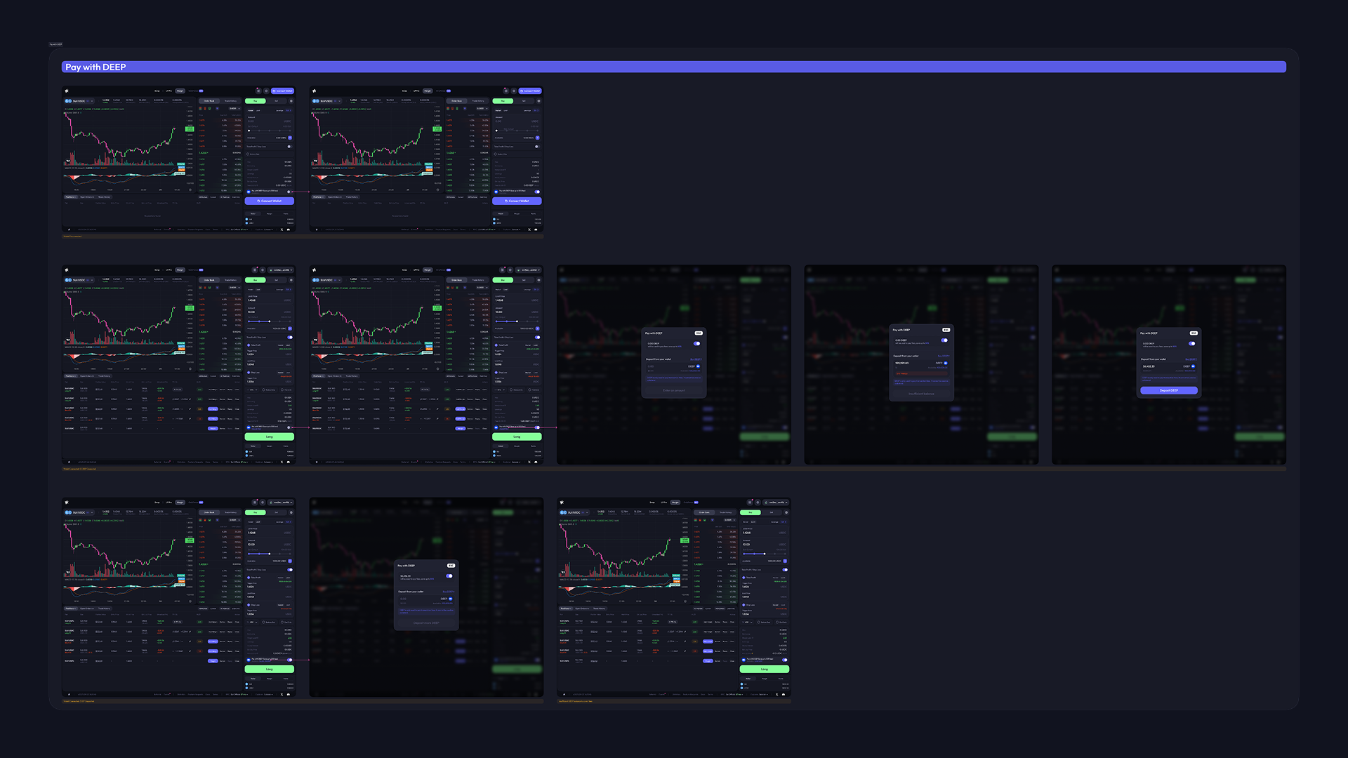 Solution — full trading interface